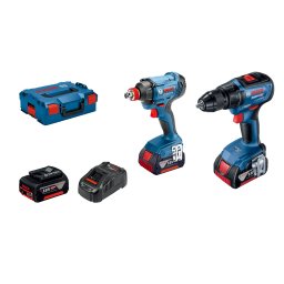 Bosch Set akumulatorskog alata GSR 18V-50 + GDX 180-LI 3x5,0 Ah u L-Boxx koferu, 06019G5227