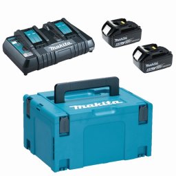 Makita 198077-8 LXT komplet za napajanje (BL1860Bx2, DC18RD)