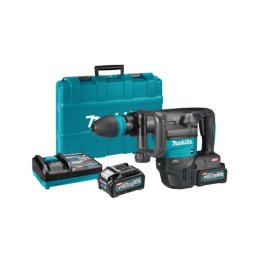 Makita Akumulatorska bušilica-čekić SDS-plus HM001GM201, 40V XGT, 2x4,0 Ah