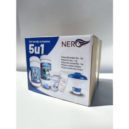 Diasa set hemije (hlor 1kg ,ph- 1kg,tablete 20g 1kg , plovak 20g , tester na listiće 10 kom) ( 230 )