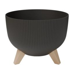 Gardino-saksija sa nogarima wave 30 cm antracit ( 15386 )
