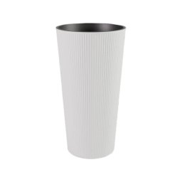 Gardino-saksija wave visoka 30x57h bela ( 15390 )