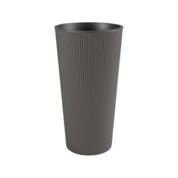 Gardino-saksija wave visoka 30x57h antracit ( 15392 )