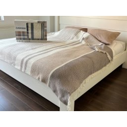 Ćebe Cozy Viktorija 180x220cm Dezen - Selay Bej - Akril/Pamuk ( VLK000381-selaybejn-1 )