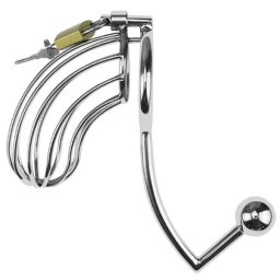 Kavez za penis/masažer prostate 2u1 BDSM komplet