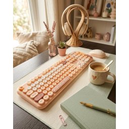 TASTATURA I MIŠ BEŽIČNI SET LOVELY MIX 2 BOJE OP25157 *TH WY