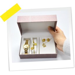 SET NAKITA OP25328 sat narukvica ogrlica minđuše zlato WY