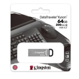 KINGSTON 64GB DataTraveler Kyson USB 3.2 flash DTKN/64GB sivi