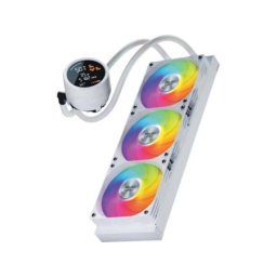 Levelplay Combat Liquid 360 HUD AIO/sa ekranom/bela Vodeno hladenje za CPU ( KRW-H13NN-20APN-GW1 )