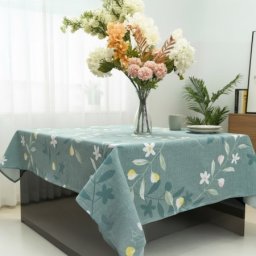 Stolnjak 150x150cm Dezen Flower Dark Green ( VLK000139-darkgreen )