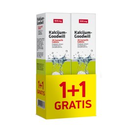 KALCIJUM GOODWILL ŠUMEĆE 20TBL 500MG 1+1gratis