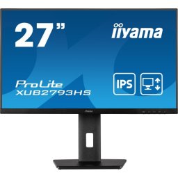 Monitor 27" Iiyama XUB2793HS-B7 IPS 1920x1080/100Hz/1ms/HDMI/DP/zvučnici/pivot