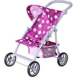 Kolica za lutke Liba Star dark pink 168451