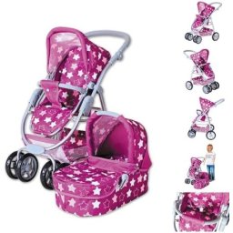 Knorrtoys kolica coco-star dark pink ( 907456 )