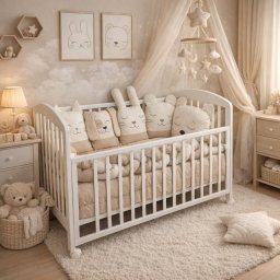 Ready Posteljina Friends sa pletenicom - Bež