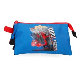 Spiderman wall crawler prazna pernica sa 3 pregrade - plava ( 42.743.11 )