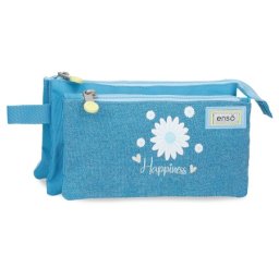 ENSO HAPPINESS prazna pernica sa 3 pregrade - plava ( 99.743.21 )
