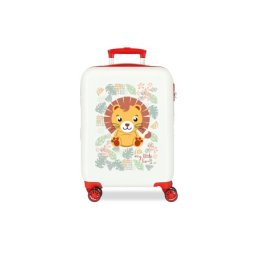 Roll Road Happy Pets dečiji kofer 50 cm - bela/crvena ( 49.913.48 )