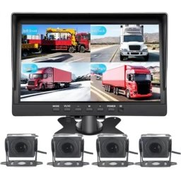 Monitor za kamion/bus 10.1 ahd 1024*600 + 4 x ahd rikverc kamere mk-kt1012hd ( 01-797 )