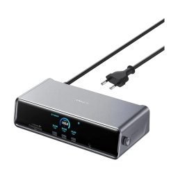 ANKER Prime Docking Stanica 140W, 14u1, Display Link, siva