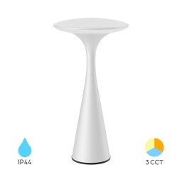 LED stona lampa Tower 2 punjiva bela