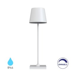 LED stona lampa Tower 1 punjiva bela