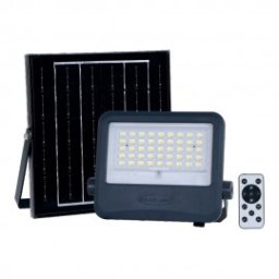 Solarni LED reflektor 100W tamno sivi sa odvojenim panelom