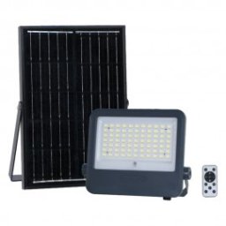 Solarni LED reflektor 200W tamno sivi sa odvojenim panelom