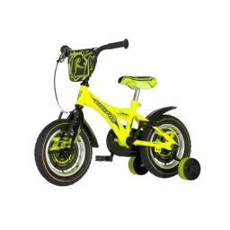 Dečija bicikla Visitor player12/v-brake/pomoćni točkići/neon žuta
