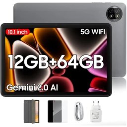 Blackview Tab 20 Wifi 800x1280 HD+ IPS/4GB/64GB/5MP-8MP/Android 15/gray Tablet 10.1