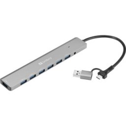 Sandberg 136-66 USB-A/USB-C 7 port USB 3.0 USB HUB
