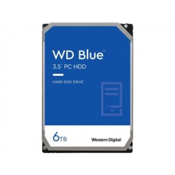 WESTERN DIGITAL Blue, 3.5 , 6TB , 256MB , SATA , 5400 rpm, WD60EZAZ