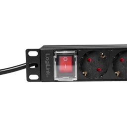 Razvodni PDU panel za rack sa 9 utiènih mesta i osiguracem, kabl 2m (aluminijum)
