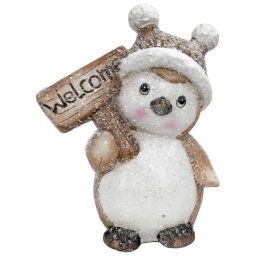 Novogodišnja figura pingvin welcome 11cm ( 165028 )