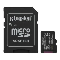Kingston + SD adapter SDCS3/1TB class 10 Micro SD Card 1TB