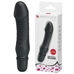 Silikonski crni mini vibrator Stev