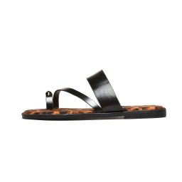 LP212632BLK - Ženske ravne papuče