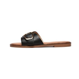 LP322630BLK - Ženske ravne papuče