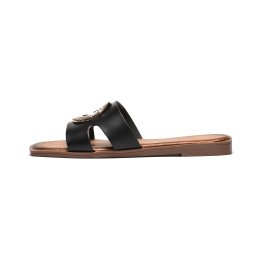 LP322631BLK - Ženske ravne papuče