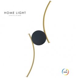 SOLEA 142 ZIDNA LAMPA 10W 3000K CRNA/ZLATO