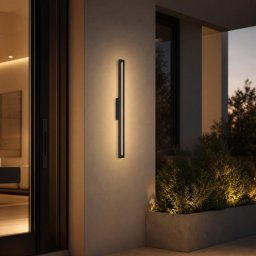 DAWN LED SVETILJKA 1010D ZIDNA 28W 3000K IP65 CRNA