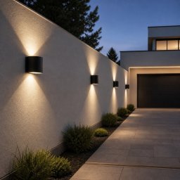 DAWN LED SVETILJKA A310R ZIDNA 6W 3000K IP54 CRNA