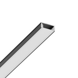 Nadgradna alu kanalica za LED traku SR1707 crna