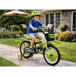 Dečija bicikla 20" Fitness Crno - Zelena ( SM-20008 )