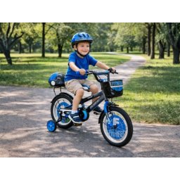 Dečija bicikla 16" Fitness Plavo - Siva ( SM-16015 )