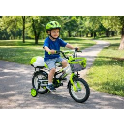 Dečija bicikla 12" Fitness Crno-Zeleni ( SM-12016 )