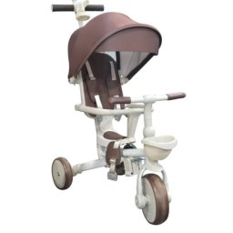 Baby tricikl i balans bajk 5u1 st0329 braon-bela ( 744560BR )