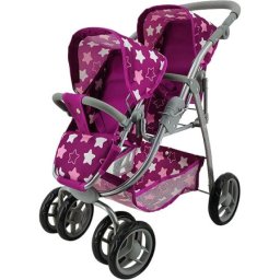 Knorrtoys kolica milo star dark pink ( 164453 )