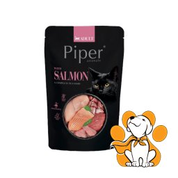 Piper Cat Sauce Salmon 100g, Vlažna Hrana Sa Lososom u Sosu Za Hidrataciju