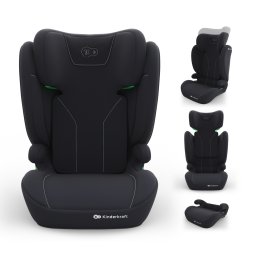 KINDERKRAFT AUTOSEDISTE I-SPARK 2 PLUS I SIZE BLACK